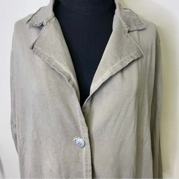 Caposhie The Global Marker Cotton Lagenlook Button  Front Cardigan One Size - Picture 3 of 16